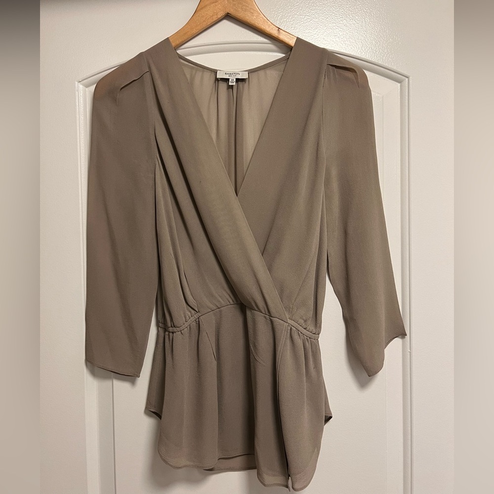 Aritzia Babaton 100% Silk Top